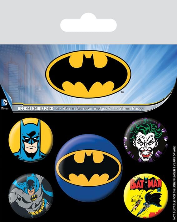 BATMAN - Characters - Pack 5 badges