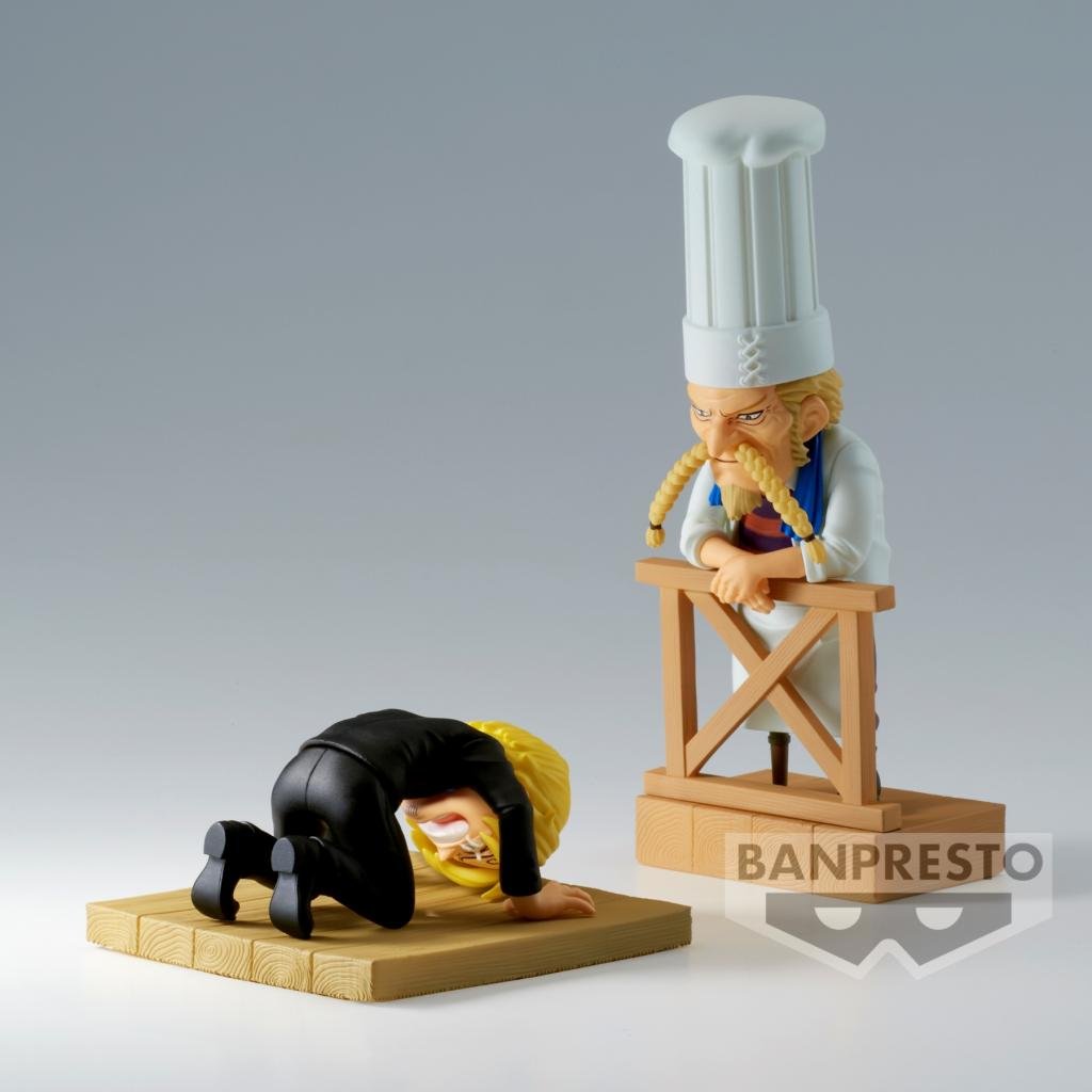 ONE PIECE - Sanji & Zeff - Figure WCF Log Stories 8cm