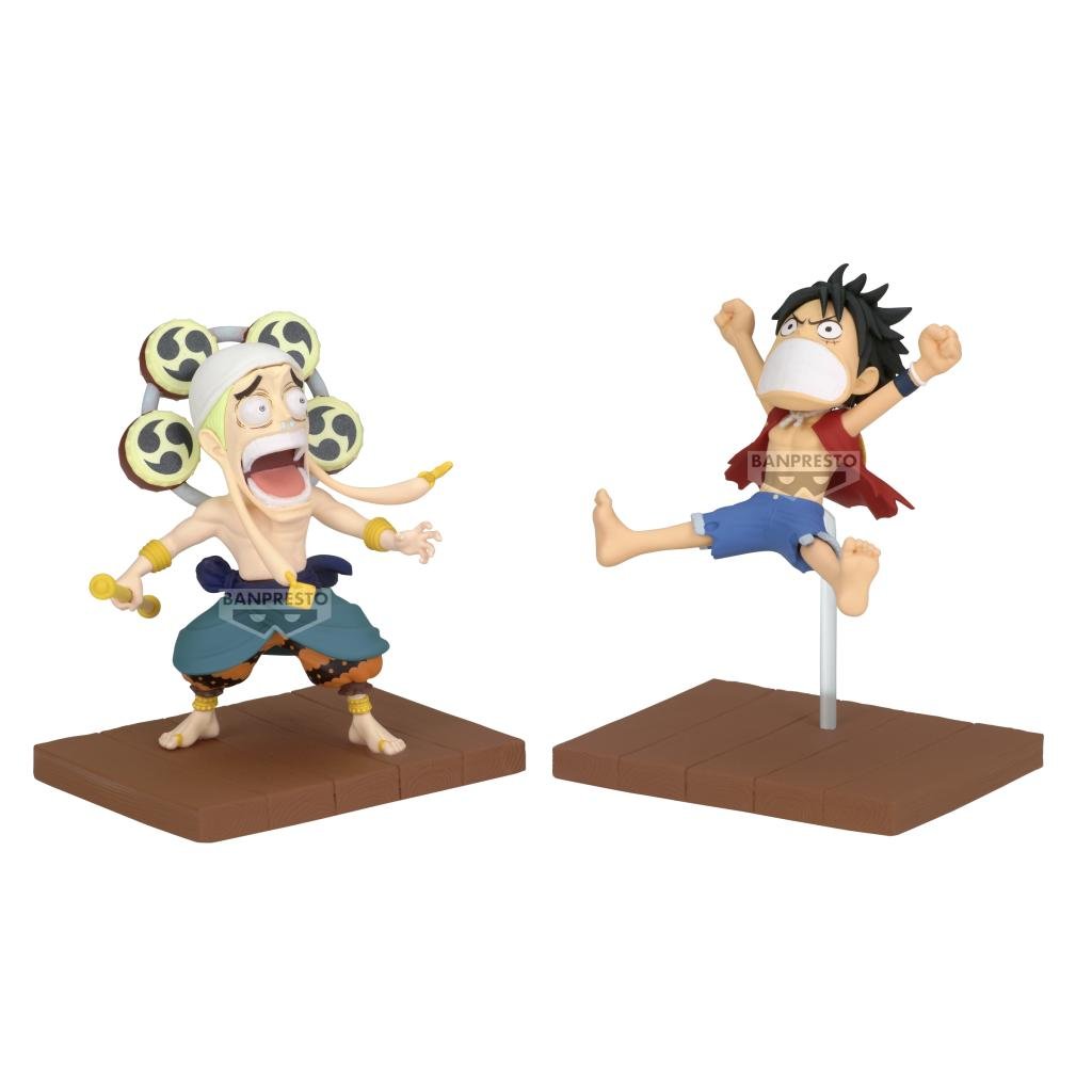 ONE PIECE - Luffy & Enel - Figure WCF-Log Stories 7cm