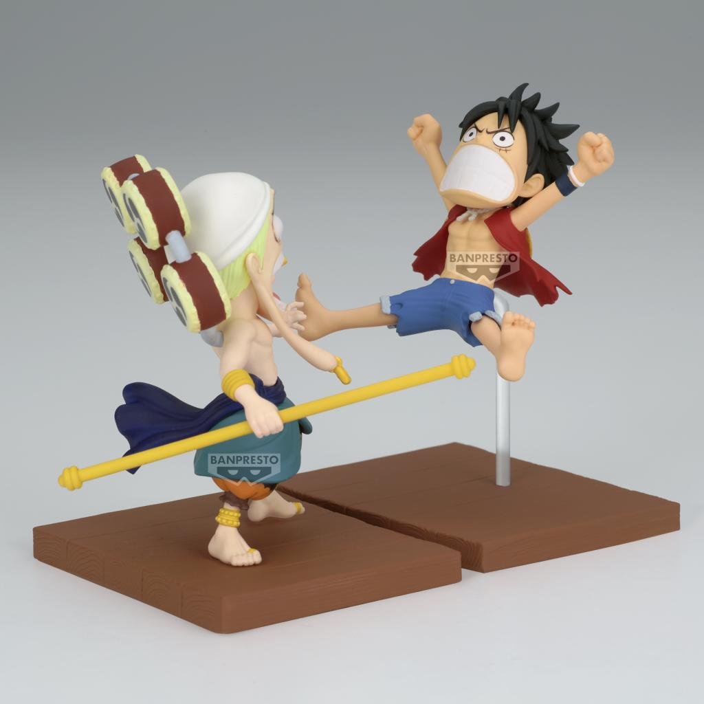 ONE PIECE - Luffy & Enel - Figure WCF-Log Stories 7cm