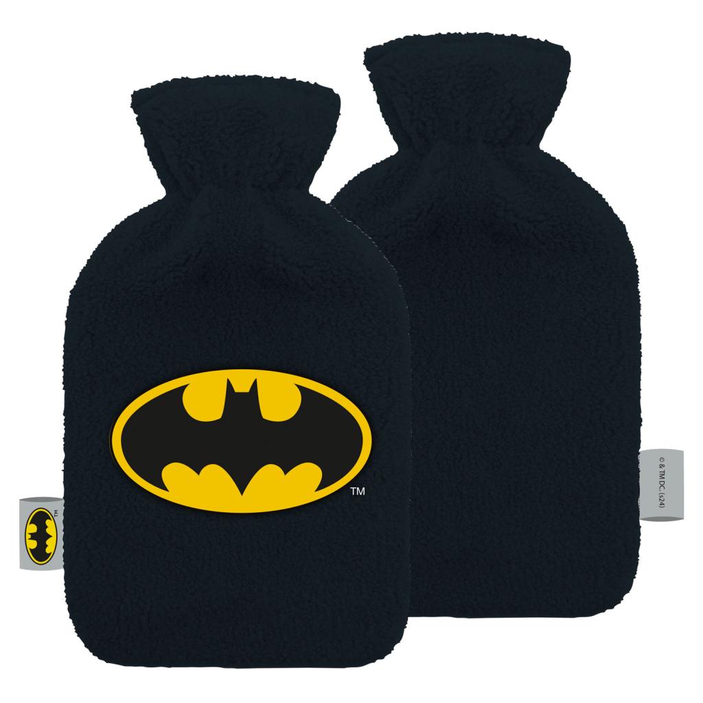 BATMAN - Logo - Plush & Embrosed Hot-Water Botlle