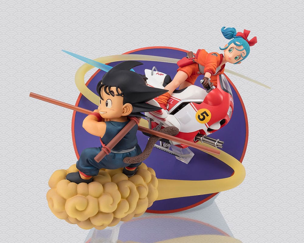 DRAGON BALL - Son Goku & Bulma - Statue FiguartsZERO 18cm