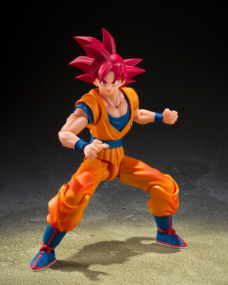 DRAGON BALL SUPER - SSG Son Goku "God Aura" - Fig. S.H. Figuarts 15cm