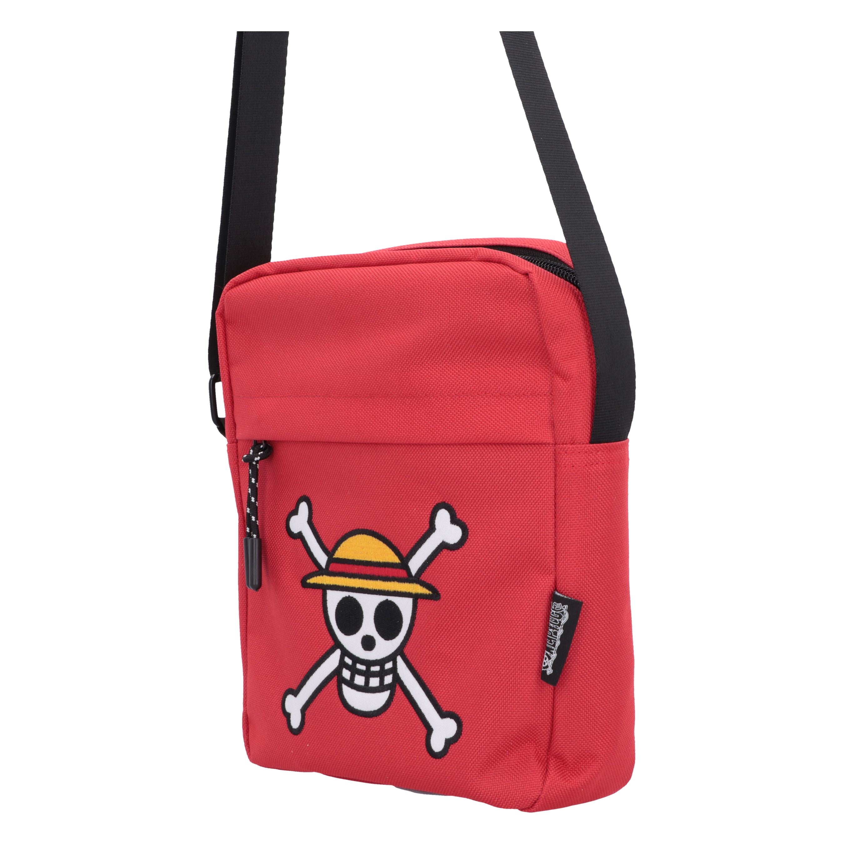 ONE PIECE - Luffy Jolly Roger - Red Crossbody bag
