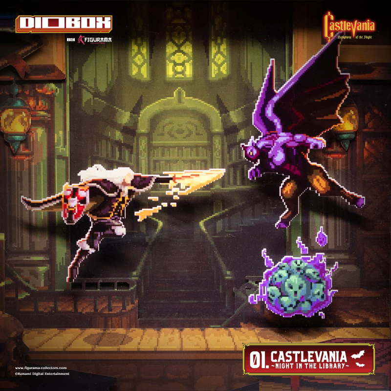 CASTLEVANIA - Night in the library - Diobox 34cm