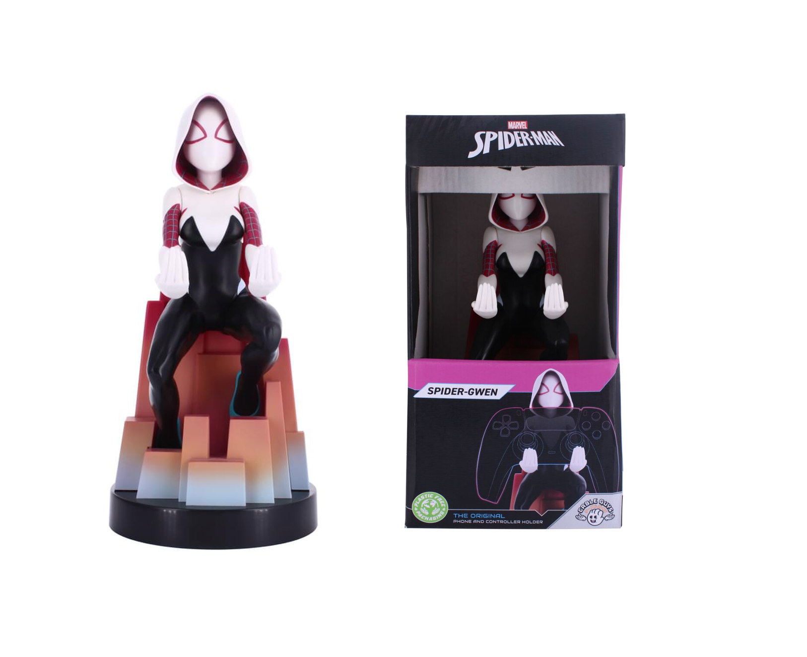 SPIDER-MAN - Ghost-Spider - Controller & Phone Support - 20cm