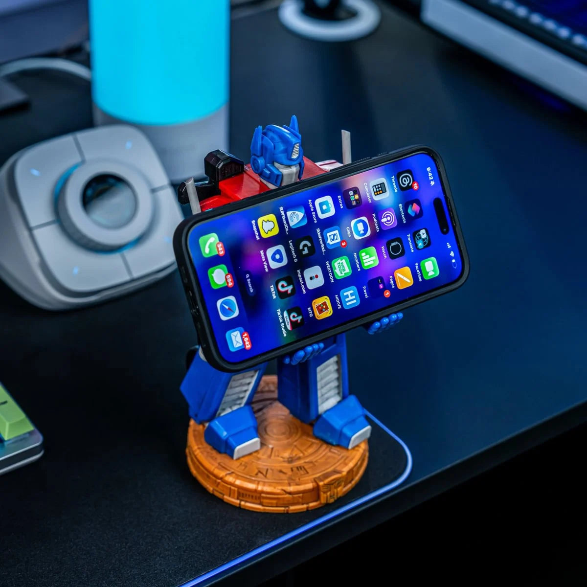 TRANSFORMERS - Optimus Prime - Controller & Phone Support - 20cm