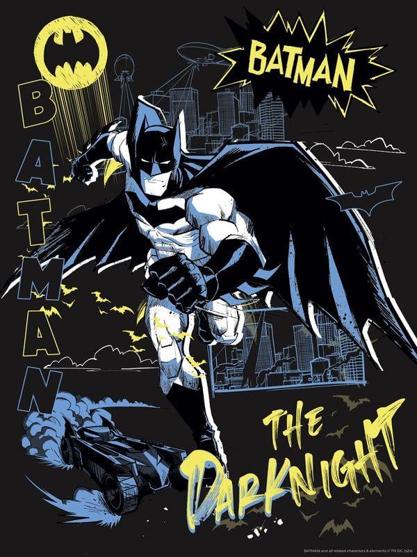 BATMAN - The Dark Knight - Golden Poster 30x40cm