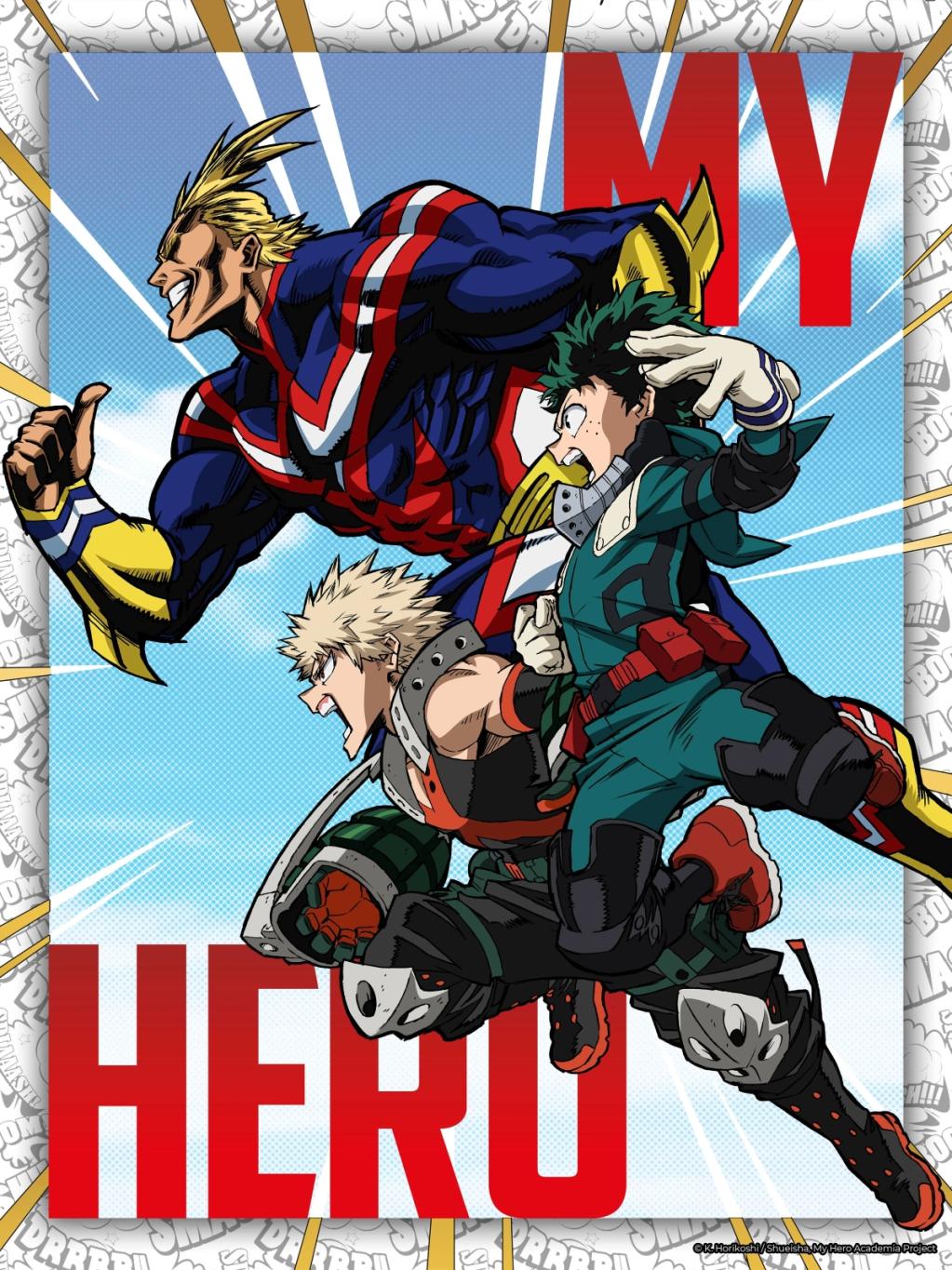 MY HERO ACADEMIA - Deku, Bakugo & All Might - Golden Poster 30x40cm