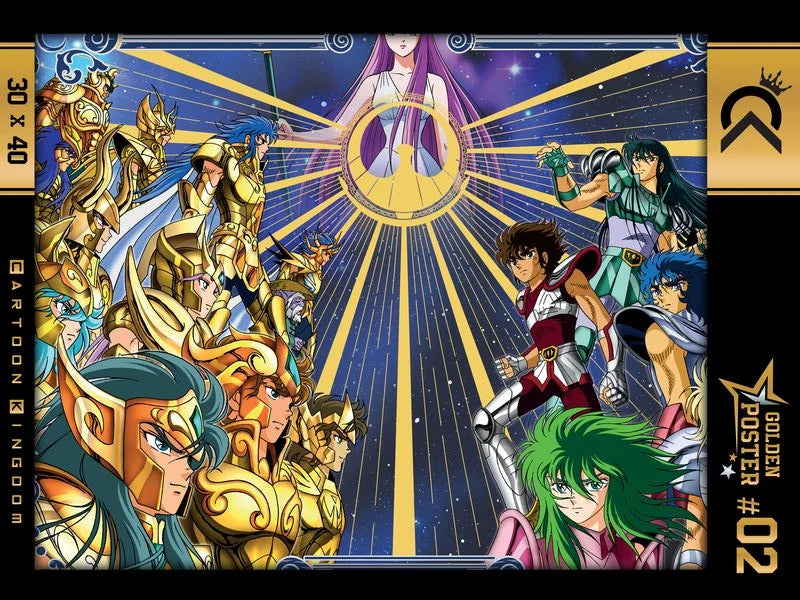 SAINT SEIYA - Golden Poster 30x40cm