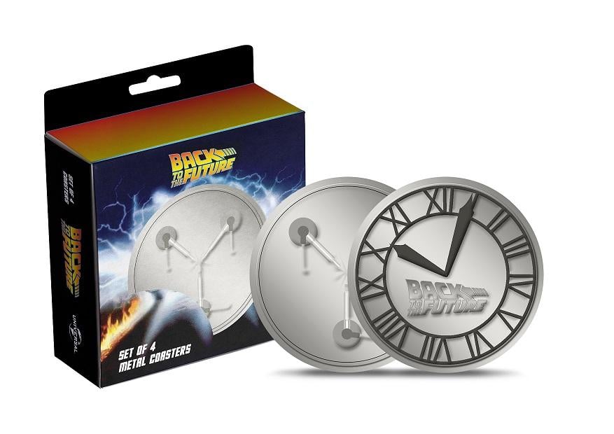 BACK TO THE FUTURE - Set of 4 Metal Coasters