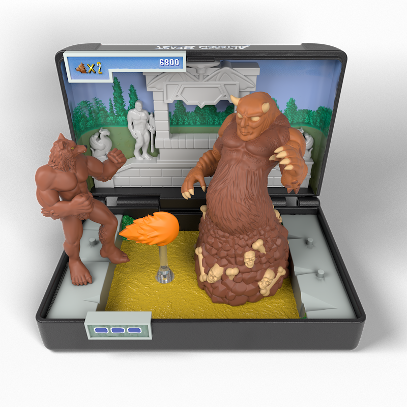 CONSOLE HEROES - Mega Drive Altered Beast - Statue 7cm