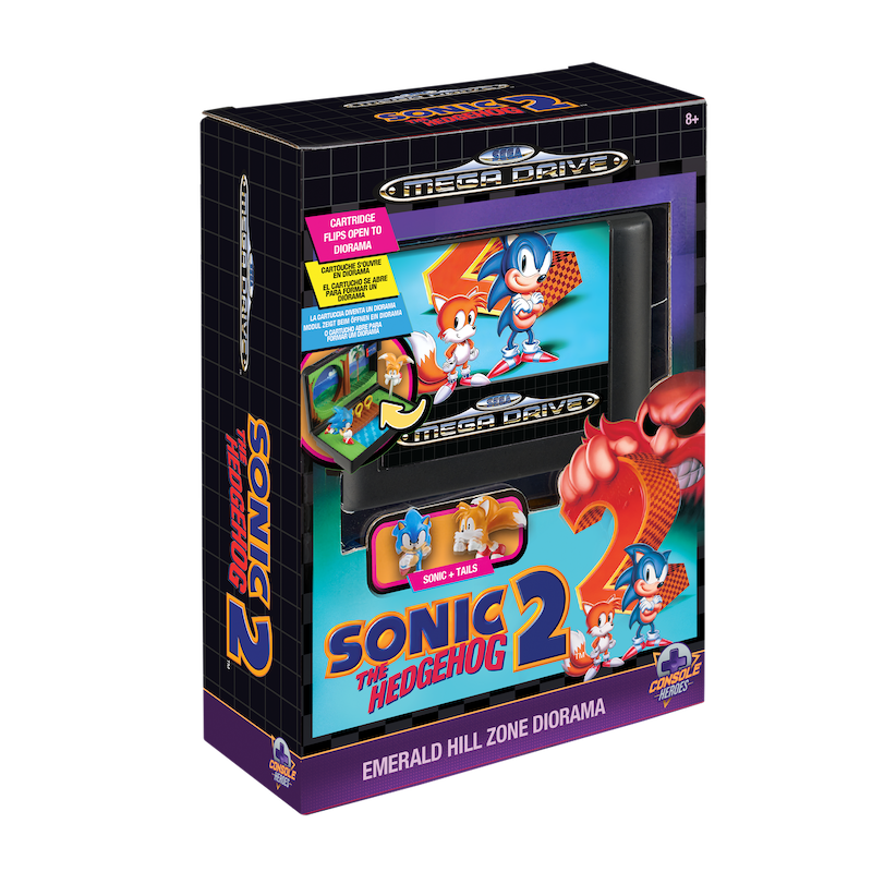 CONSOLE HEROES - Mega Drive Sonic 2 - Statue 7cm