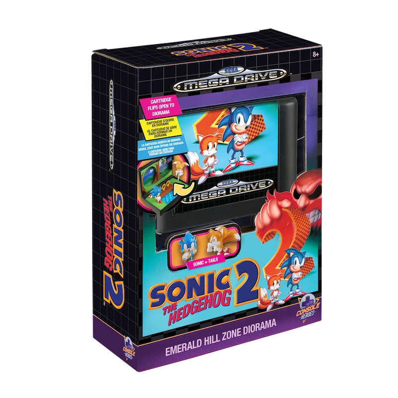 CONSOLE HEROES - Mega Drive Sonic 2 - Statue 7cm
