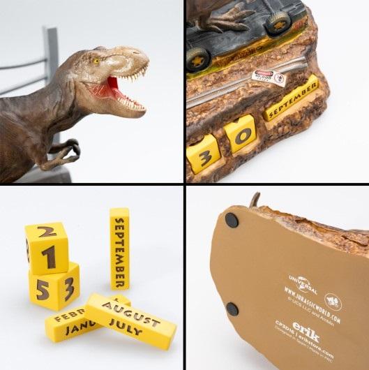 JURASSIC PARK - Resin 3D Perpetual Calendar