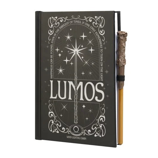HARRY POTTER - Lomus - Premium Light Notebook + Wand Pen