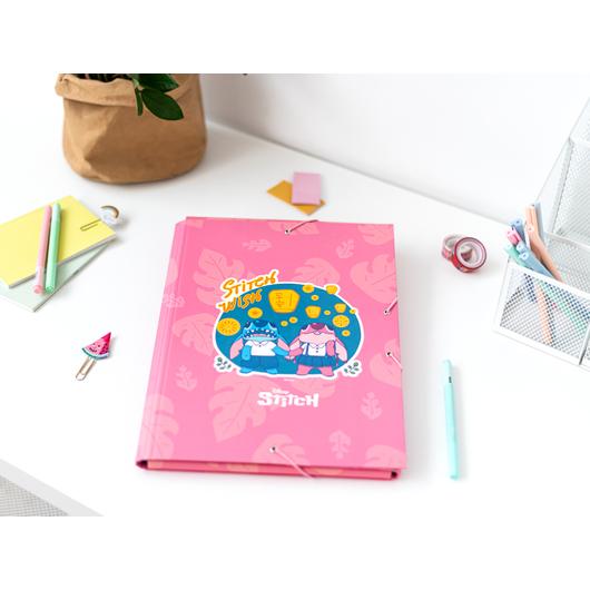 STITCH & ANGEL - A4 Premium Binder with Flaps & Elastic Band