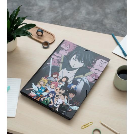 FAIRY TAIL - A4 Premium Binder with Flaps & Elastic Band