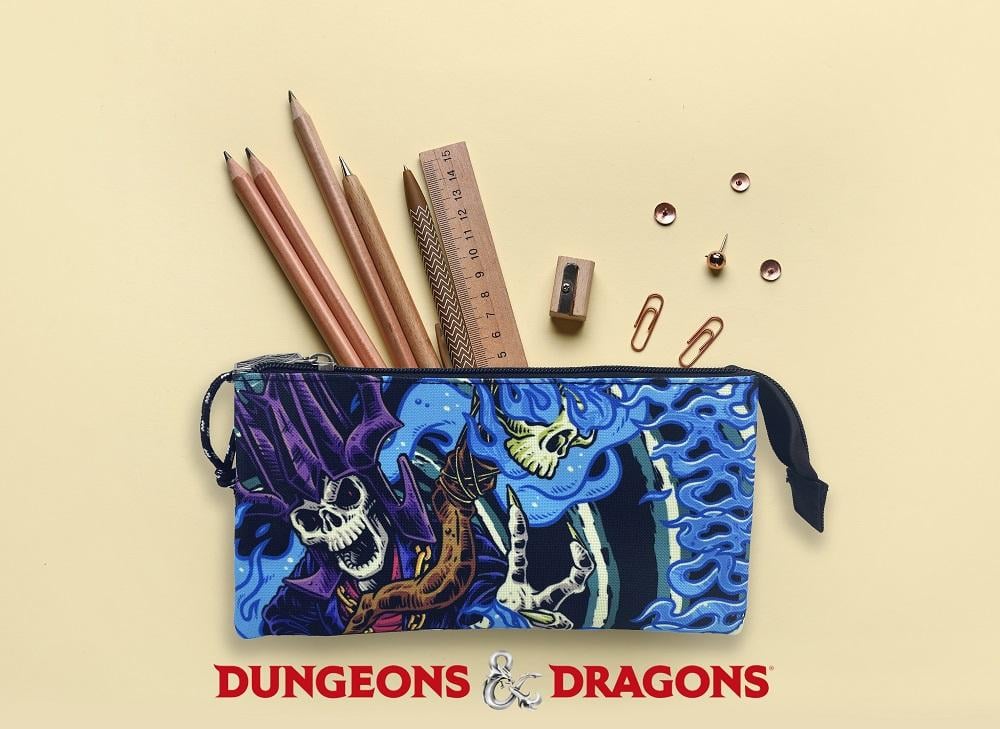 DUNGEONS & DRAGONS - Black Light - Triple Pencil Case '22x12x4cm'