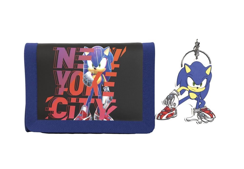 SONIC - Gift Box - Set of Wallet + Rubber Keyring - 2 Pc.