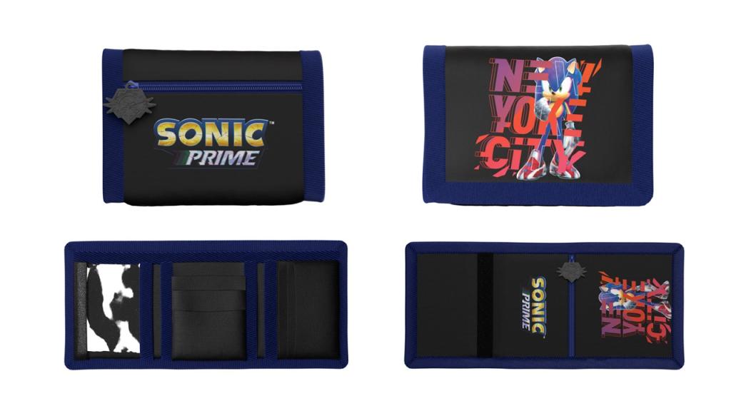SONIC - Gift Box - Set of Wallet + Rubber Keyring - 2 Pc.