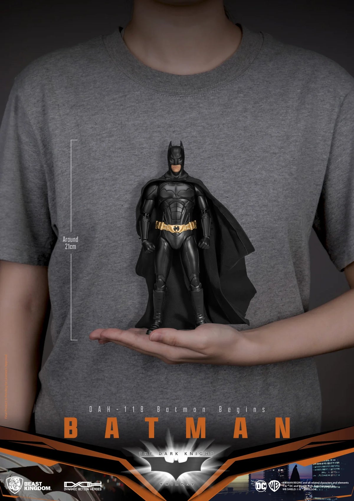 BATMAN BEGINS - Batman - Dynamic Action Heroes 21cm