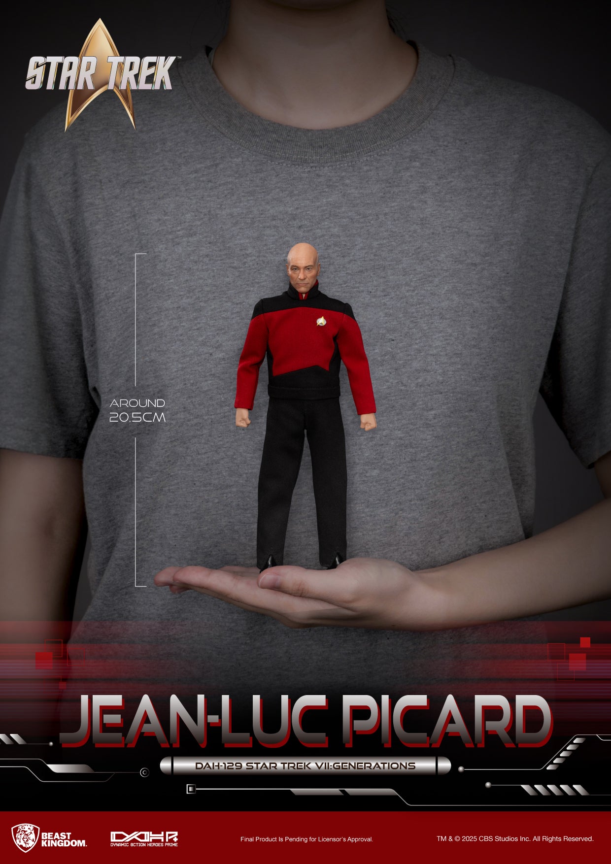 STAR TREK GENERATIONS - Jen-Luc Picard - Figure 20.5cm