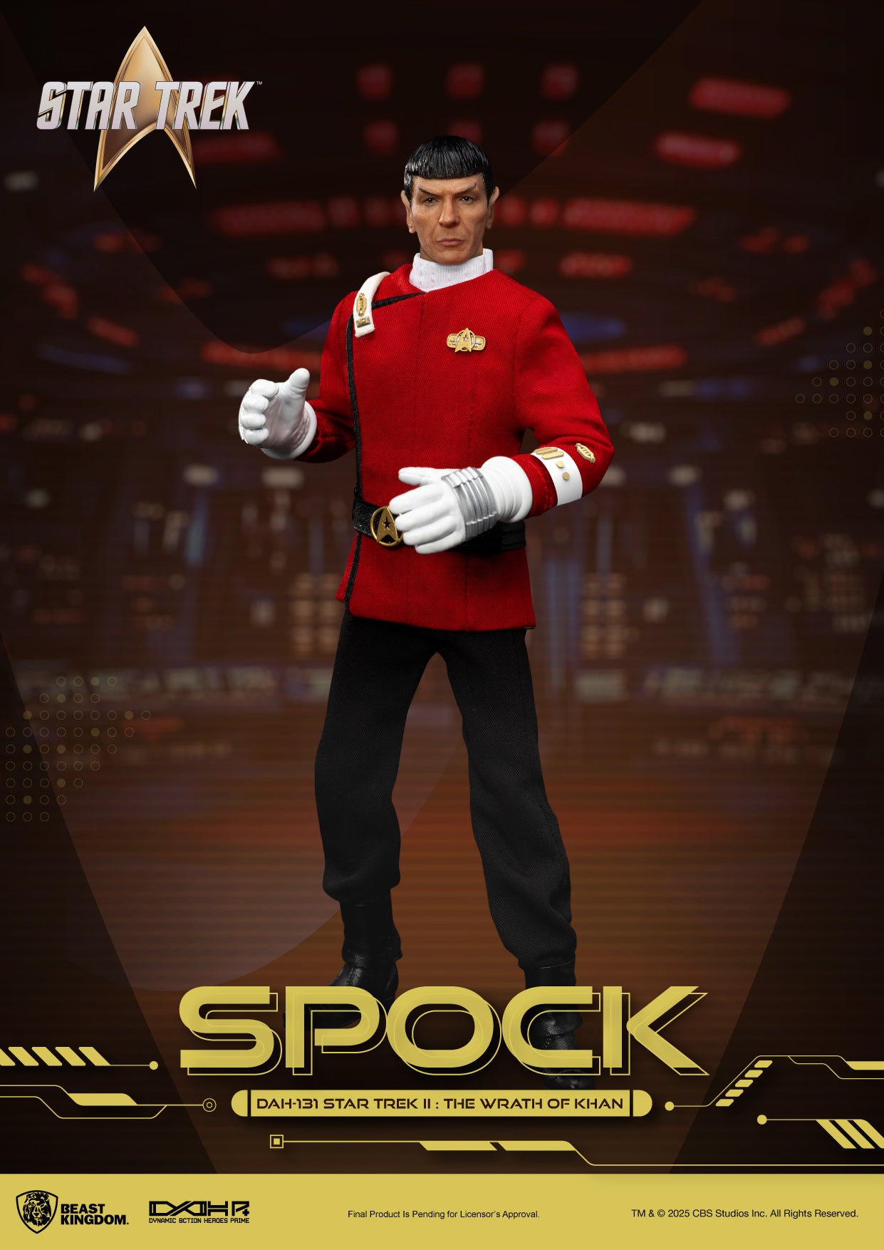STAR TREK THE WRATH OF KHAN - Spock - Figure 20.5cm