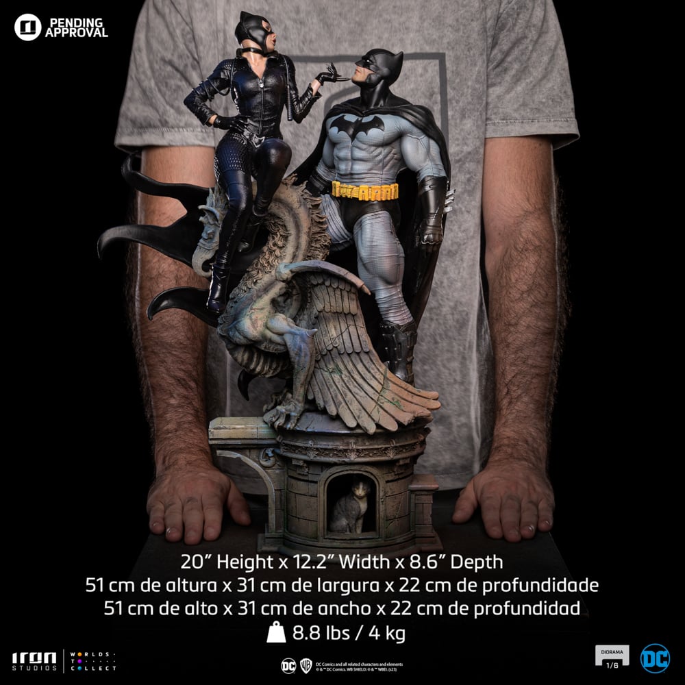 DC COMICS - Batman et Catwoman - Statuette Diorama 1/6 51cm
