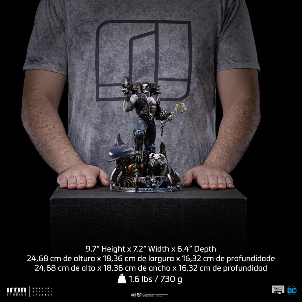 DC - Lobo - Statue Unleashed Art Scale 1/10 24.68cm