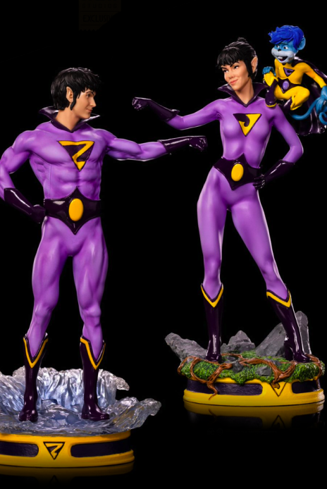 WONDER TWINS - 2-Pack Statuette 1/10 Art Scale DELUXE - 21cm Exclusive
