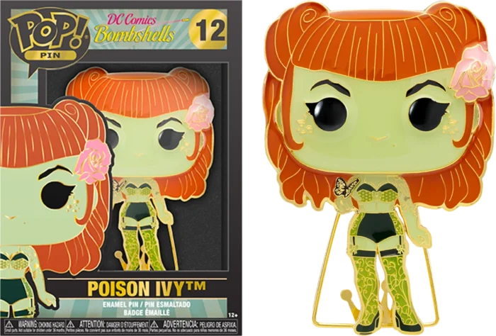 DC COMICS - Pop Large Enamel Pin N° 13 - Poison Ivy