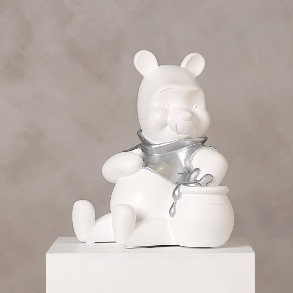 DISNEY - 'White&Silver' - Winnie The Pooh - Money Bank - 20cm