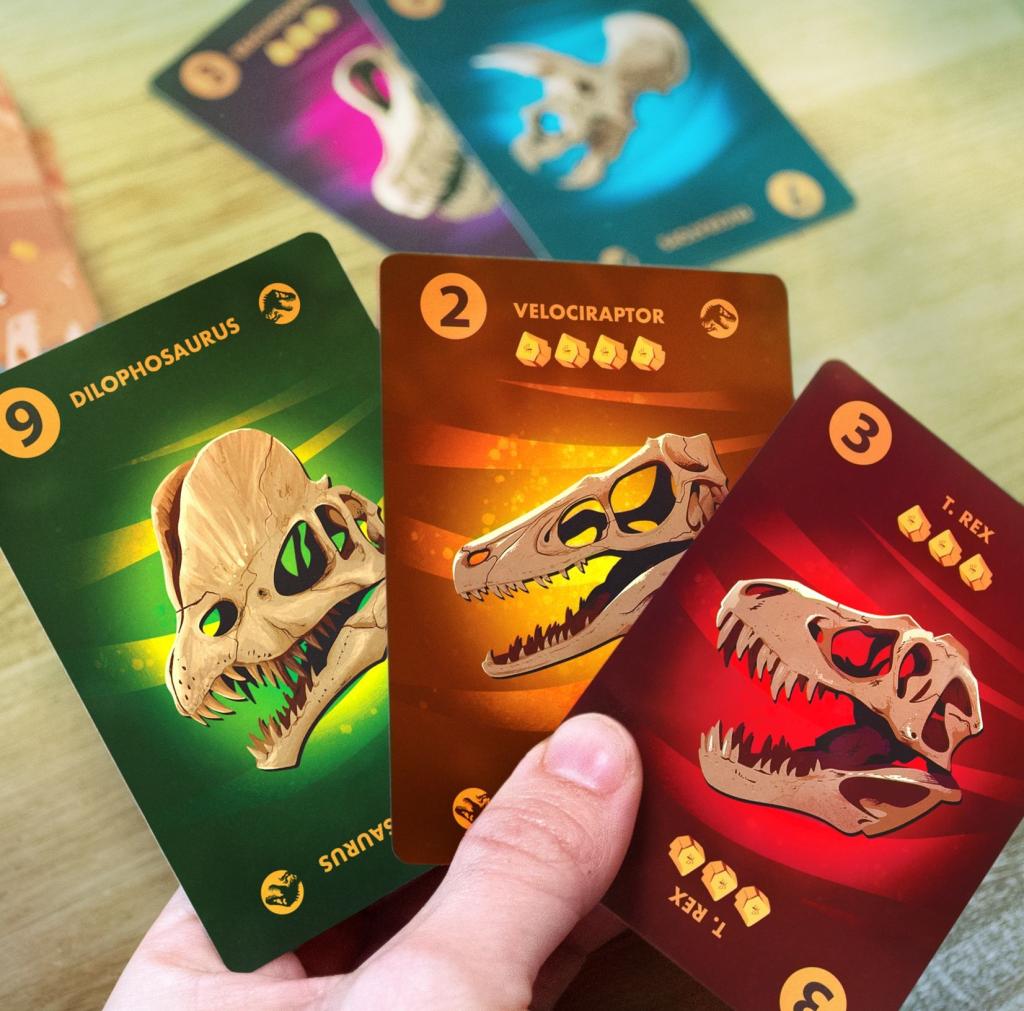 JURASSIC PARK - Card Game "Digger"