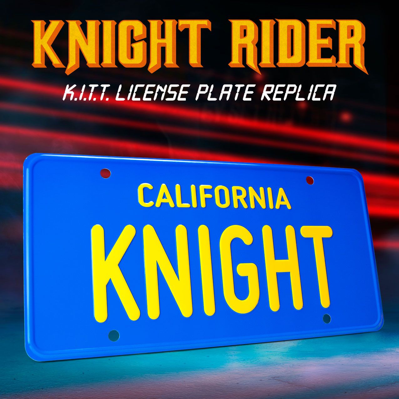 KNIGHT RIDER - 'K.I.T.T.' License Plate - 33,5 x 16 cm