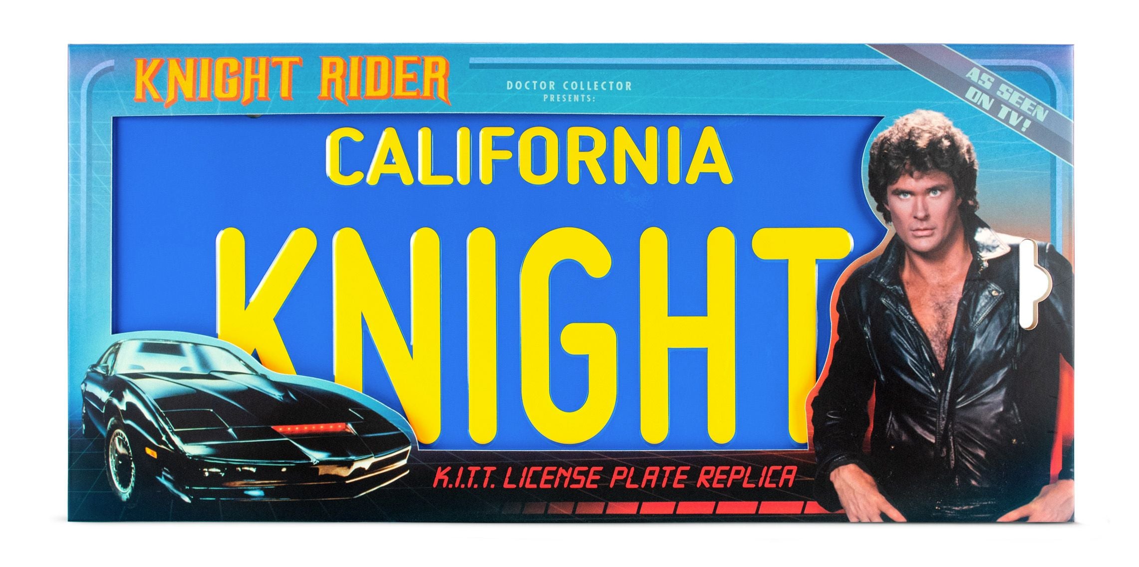 KNIGHT RIDER - 'K.I.T.T.' License Plate - 33,5 x 16 cm