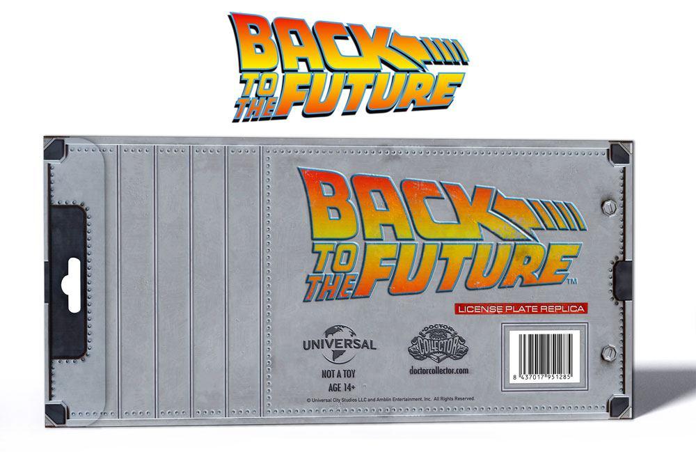 BACK TO THE FUTURE - License Plate 'Outatime' - Replica 1/1