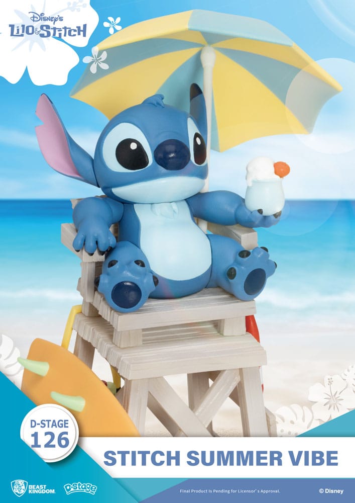 LILO & STITCH - Stitch Summer Vibe - Diorama D-Stage 16.4cm