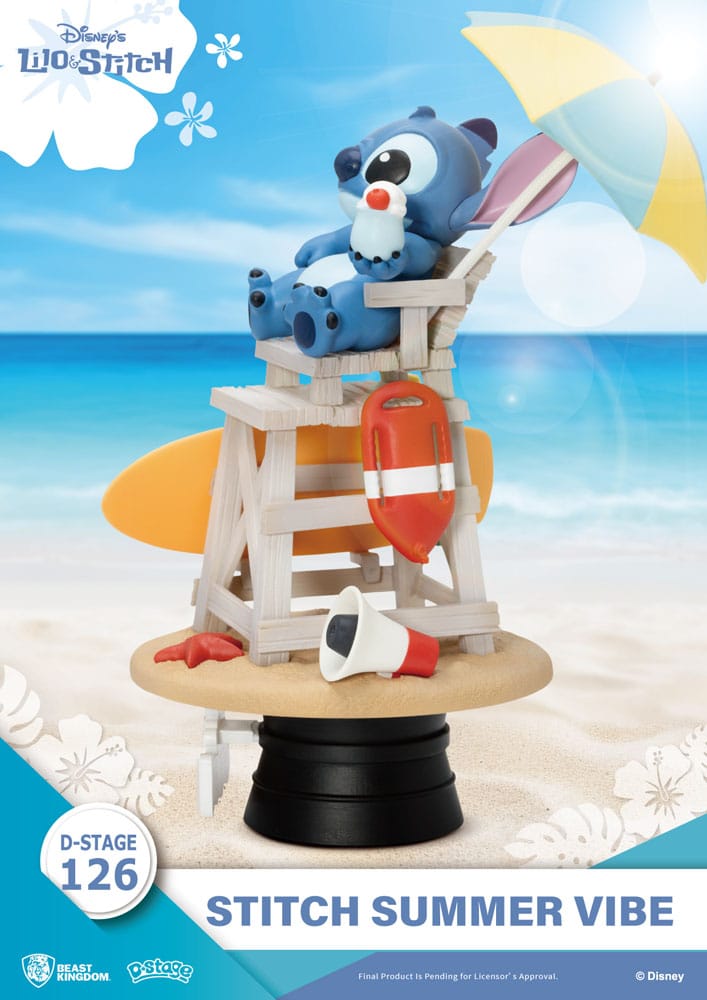 LILO & STITCH - Stitch Summer Vibe - Diorama D-Stage 16.4cm