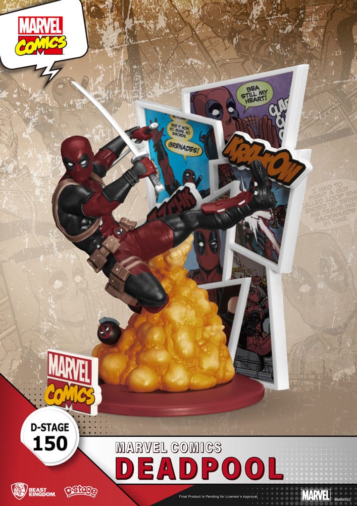 MARVEL - Deadpool - Diorama D-Stage 16cm