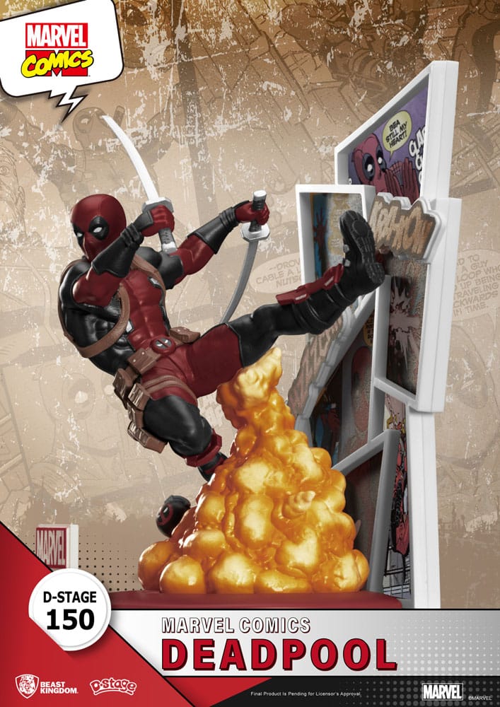 MARVEL - Deadpool - Diorama D-Stage 16cm