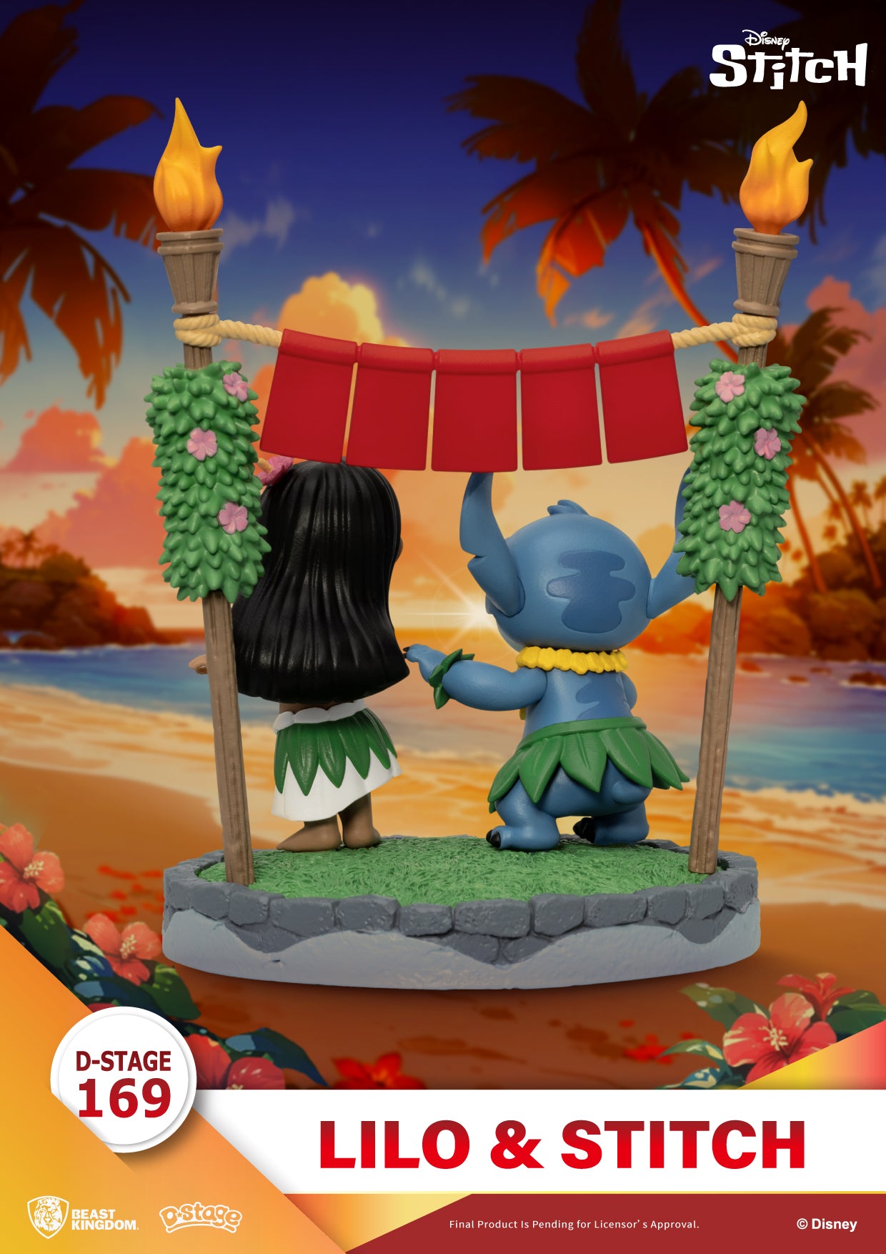 LILO & STITCH - Aloha - Diorama D-Stage 13cm