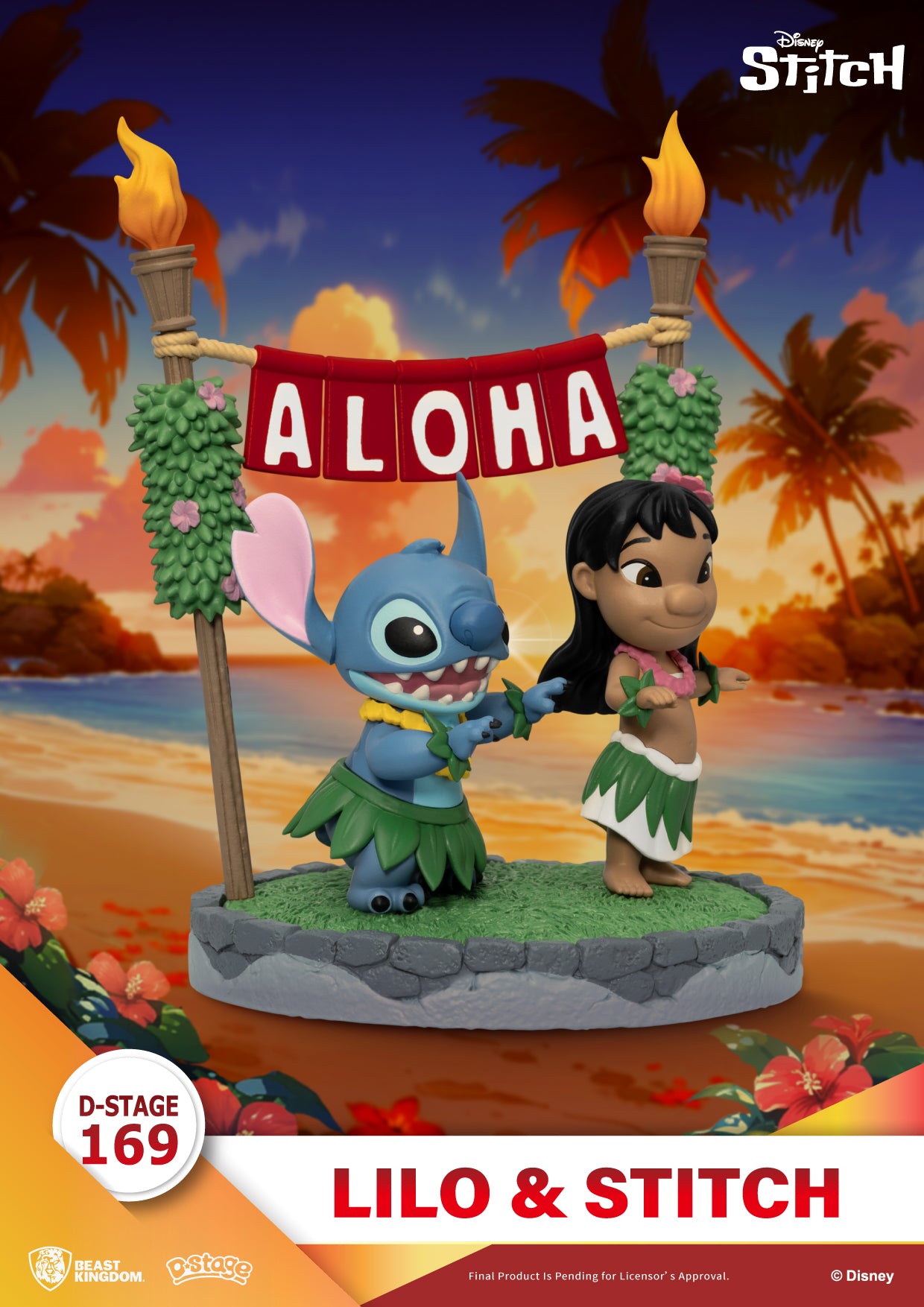 LILO & STITCH - Aloha - Diorama D-Stage 13cm