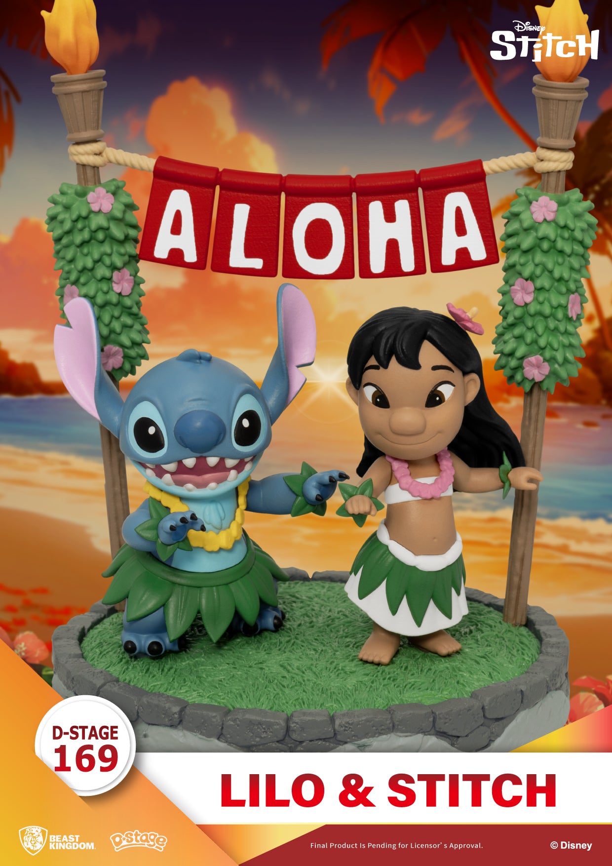 LILO & STITCH - Aloha - Diorama D-Stage 13cm