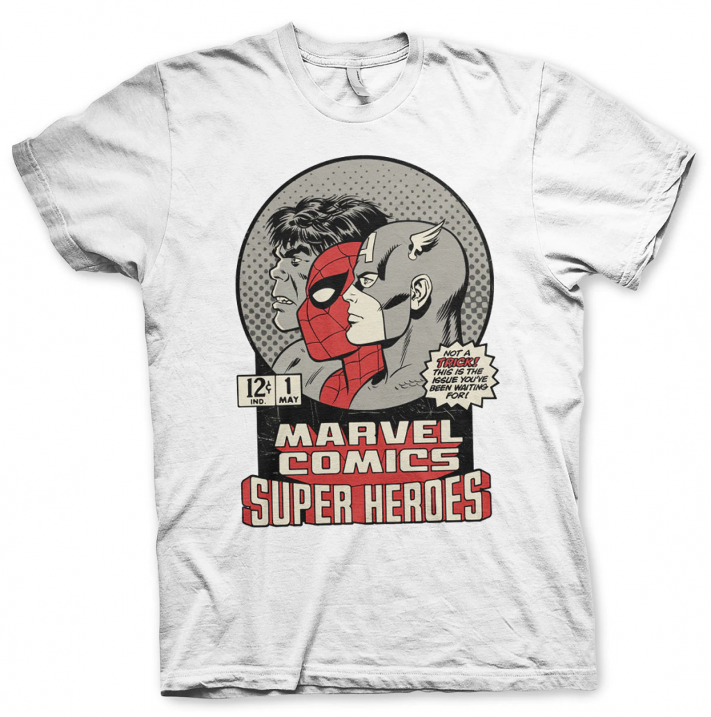 MARVEL - Comics Vintage Super Heroes - T-Shirt (XL)