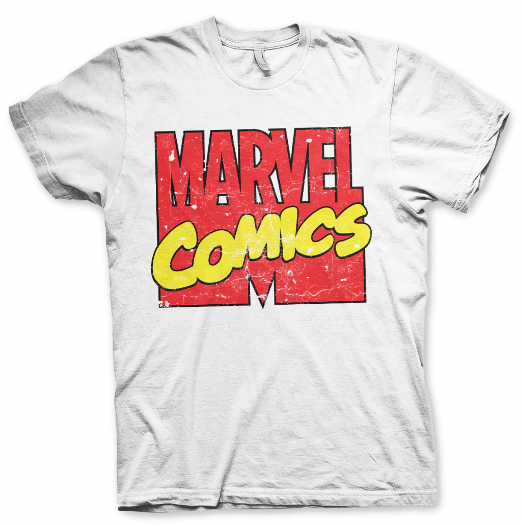 MARVEL - Vintage Marvel Comics Logo - T-Shirt (L)