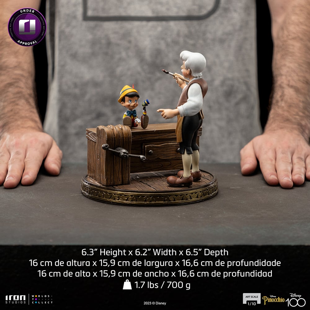 DISNEY - Pinocchio - Statuette Art Scale 1/10 16cm