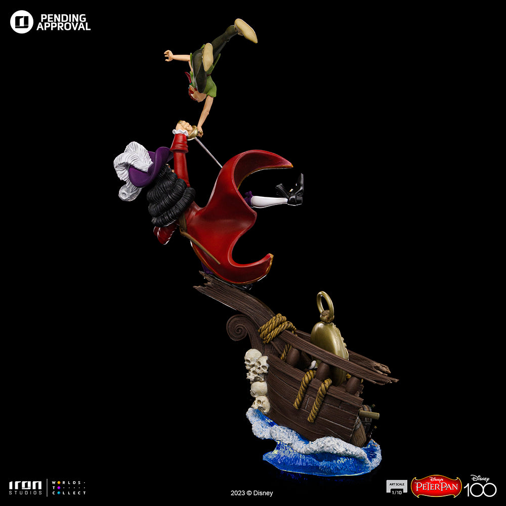 DISNEY - Peter Pan VS Crochet - Statuette Art Scale 1/10 40cm