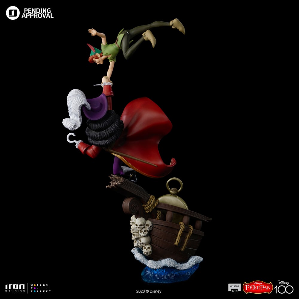 DISNEY - Peter Pan VS Crochet - Statuette Art Scale 1/10 40cm