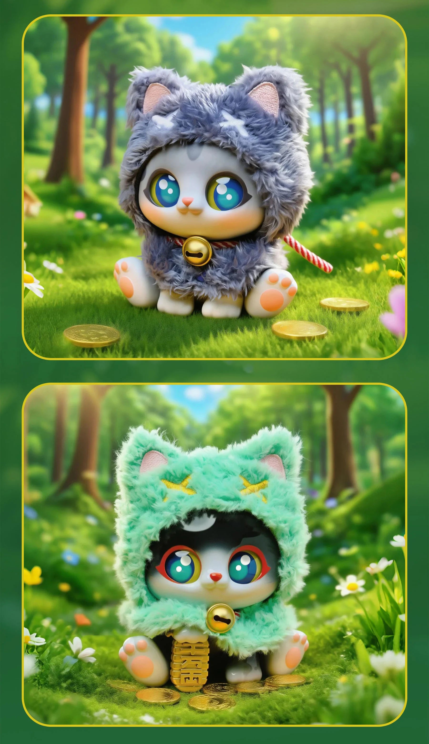 PICOCO - Lucky Kitty Cape Series BLIND BOX (6pcs) - 10cm